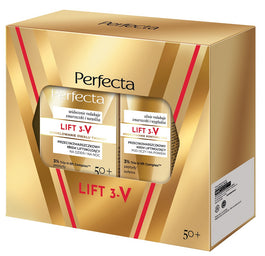 Perfecta Lift 3-V zestaw przeciwzmarszczkowy krem liftingujący 50+ 50ml + przeciwzmarszczkowy krem liftingujący pod oczy i na powieki 15ml