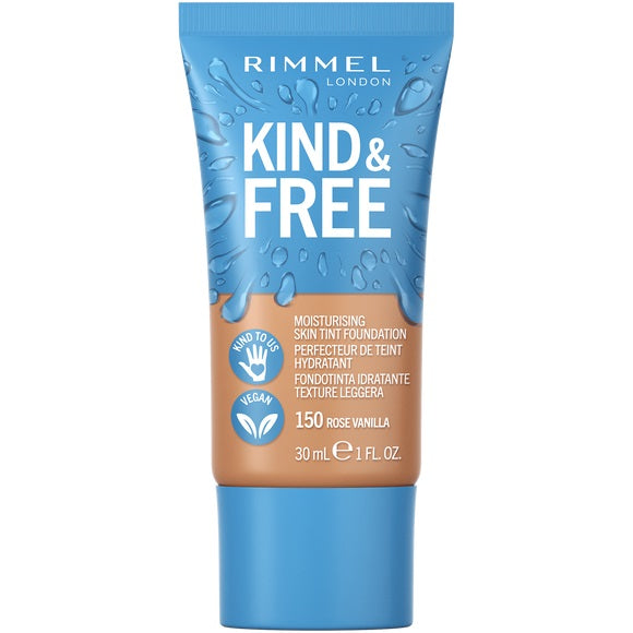 Rimmel Kind & Free wegański podkład nawilżający 150 Rose Vanilla 30ml