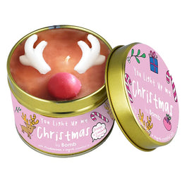 Bomb Cosmetics Świeca zapachowa w puszce You Light Up My Christmas 237g