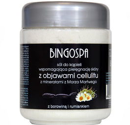 BingoSpa Antycellulitowa sól do kąpieli z minerałami z Morza Martwego i borowiną 550g