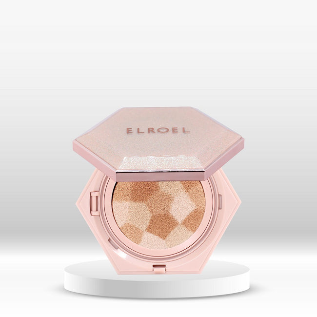 Elroel Blending Compact Cushion podkład korygujący w poduszeczce 21 Light Beige 12.5g