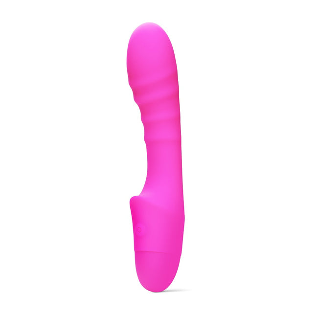 So Divine Pash Ribbed Vibrator żebrowany wibrator punktu G Pink