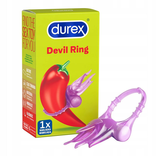 Durex Devil Ring pierścień wibracyjny z wypustkami