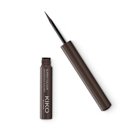 KIKO Milano Super Colour Waterproof Eyeliner ultragładki wodoodporny kolorowy eyeliner w płynie 09 Dark Brown 1.7ml