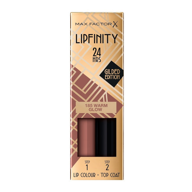 Max Factor Lipfinity Lip Colour 24h dwufazowa szminka o długotrwałym efekcie 185 Warm Glow 4.2ml