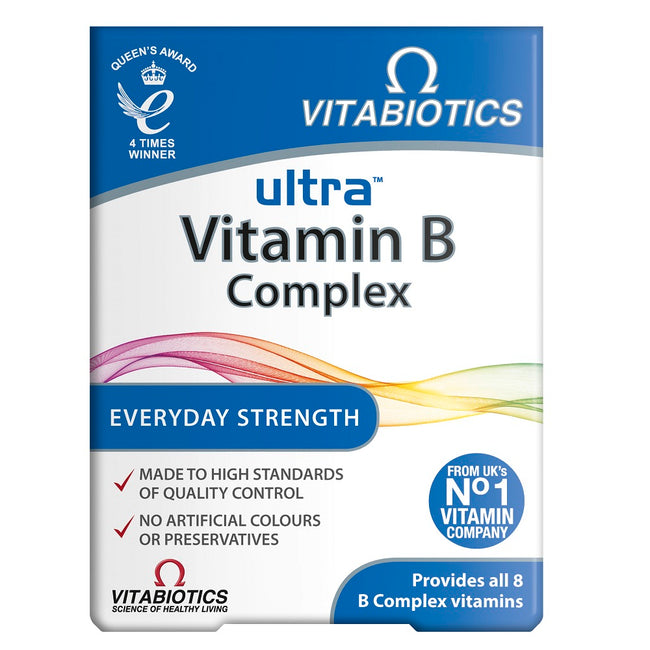 Vitabiotics Ultra Vitamin B Complex suplement diety 60 tabletek