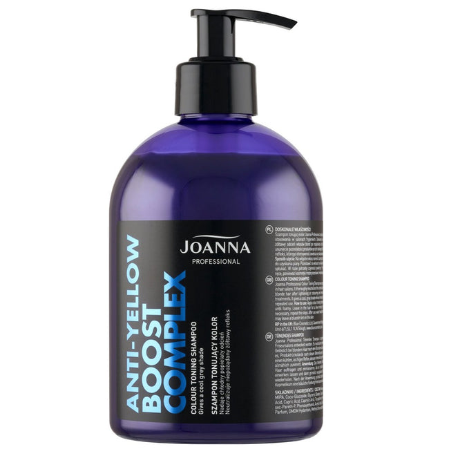 Joanna Professional Anti-Yellow Boost Complex szampon tonujący kolor 500g