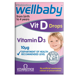 Vitabiotics Wellbaby Vitamin D Drops witamina D w kroplach 30ml