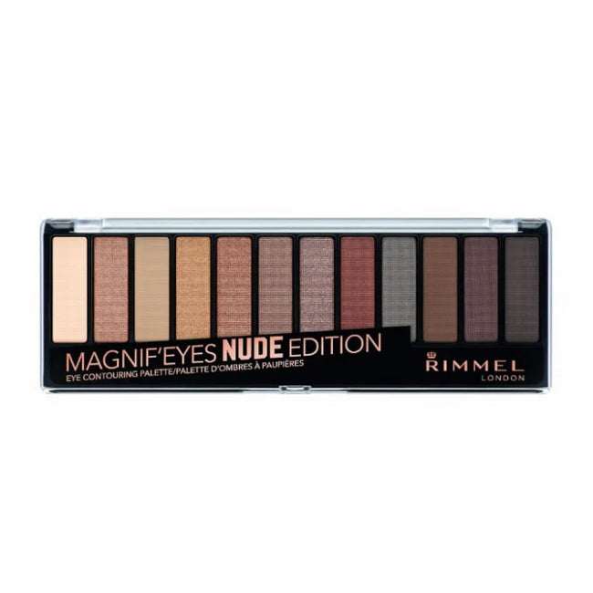 Rimmel Magnif'Eyes Eyeshadow Palette paleta cieni 001 Nude Edition 14.16g