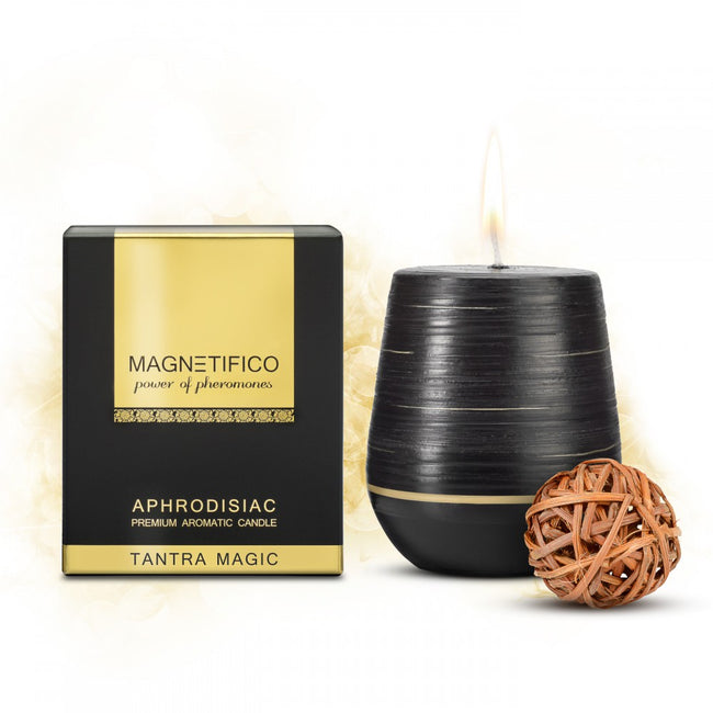 Magnetifico Aphrodisiac Premium Aromatic Candle świeca zapachowa Tantra Magic 36 godzin