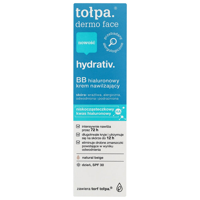 Tołpa Dermo Face Hydrativ BB hialuronowy krem nawilżający SPF30 40ml