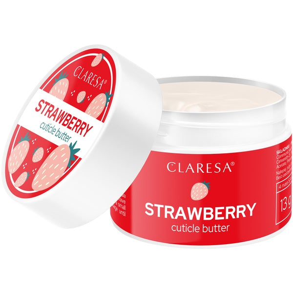 Claresa Cuticle Butter masełko do skórek Strawberry 13g