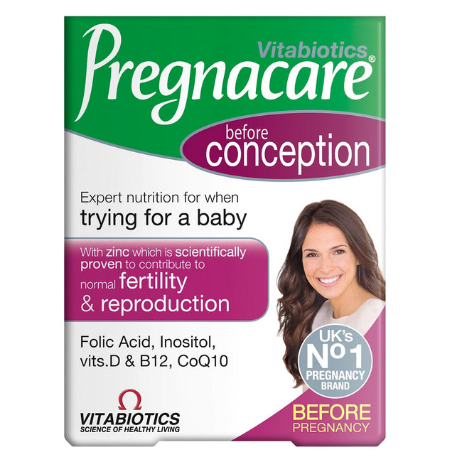 Vitabiotics Pregnacare Before Conception suplement diety dla kobiet przed poczęciem dziecka 30 tabletek