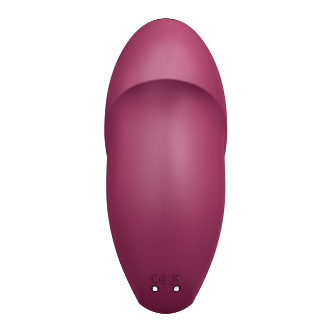 Satisfyer Tap & Climax 1 wibrator nakładany z funkcją stukania Red