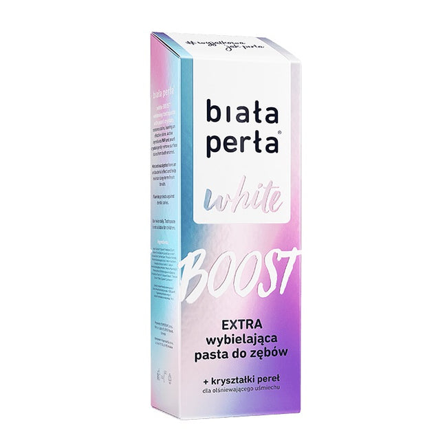 Biała Perła White Boost extra wybielająca pasta do zębów 75ml