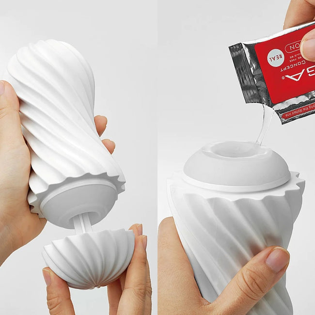 TENGA Flex II masturbator wielokrotnego użytku Fizzy Green