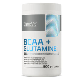 OstroVit BCAA + Glutamine suplement diety Pomarańcza 500g