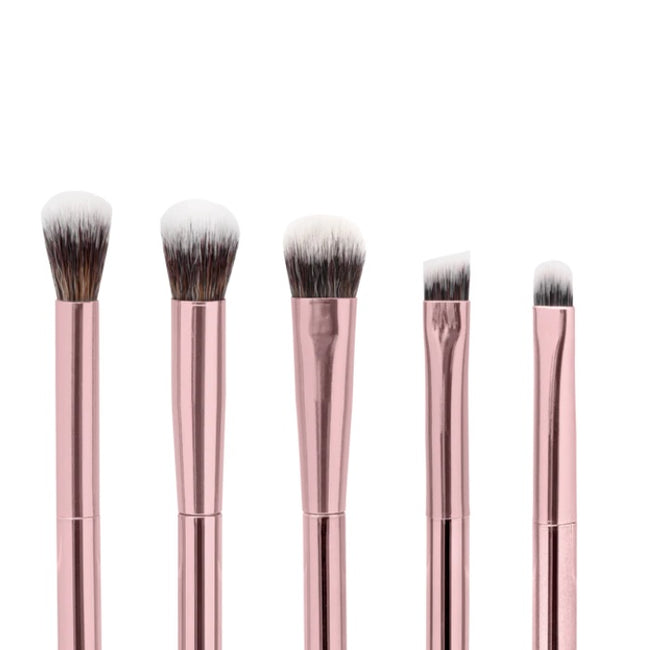 Glov Eye Brushes pędzle do makijażu oczu Pink 5szt