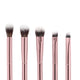 Glov Eye Brushes pędzle do makijażu oczu Pink 5szt