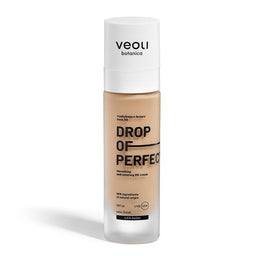 Veoli Botanica Drop Of Perfection SPF20 wygładzająco-kryjący krem BB o lekkiej formule 4.0 N Amber 30ml