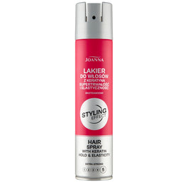 Joanna Styling Effect lakier do włosów z keratyną ekstramocny 250ml