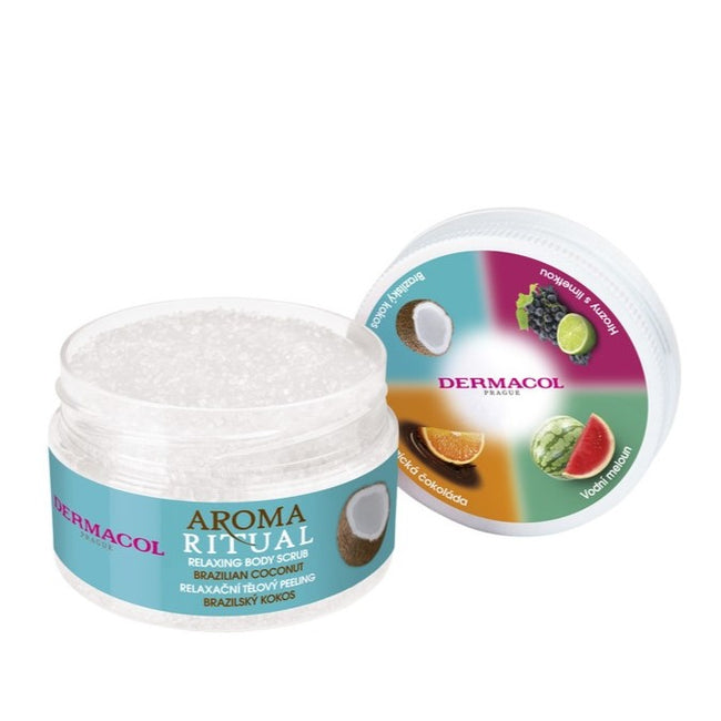 Dermacol Aroma Ritual Relaxing Body Scrub peeling do ciała Brazilian Coconut 200g