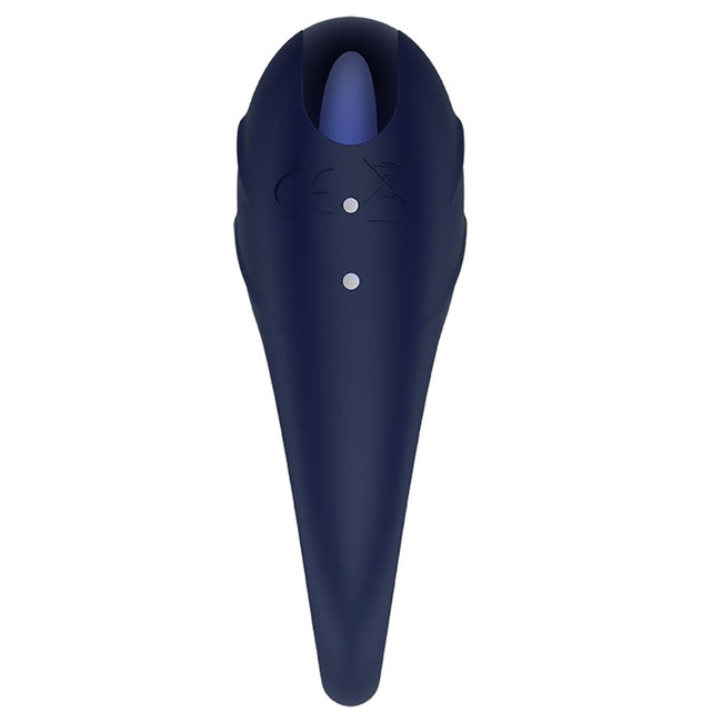 Dream Toys Glam Vibrating Cockring wibrujący pierścień na penisa Blue