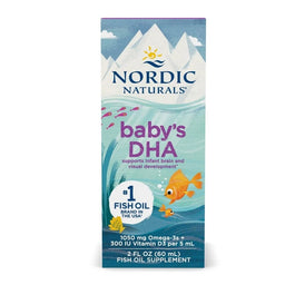 Nordic Naturals Baby's DHA 1050mg Omega-3 z Witaminą D3 suplement diety dla dzieci 60ml