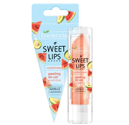 Bielenda Sweet Lips peeling do ust w sztyfcie Arbuz + Awokado 4.3g