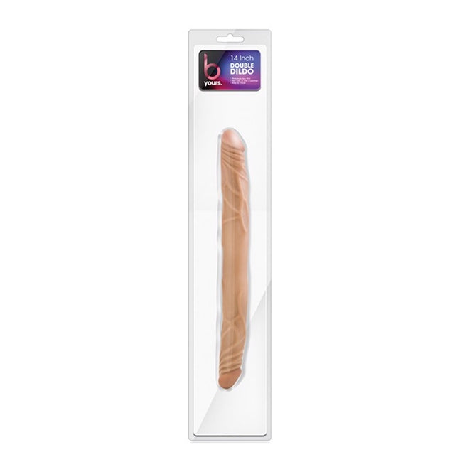 Blush B Yours 14Inch Double Dildo podwójne didlo Latin