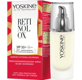 Yoskine Retinolox przeciwzmarszczkowy krem silnie ochronny na dzień SPF50+ 30ml