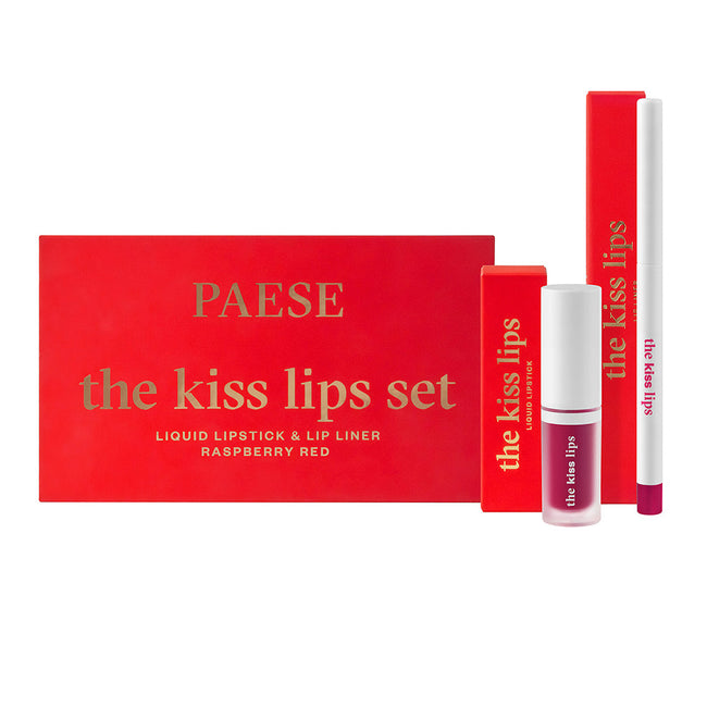 Paese The Kiss Lips zestaw pomadka i konturówka 05 Raspberry Red