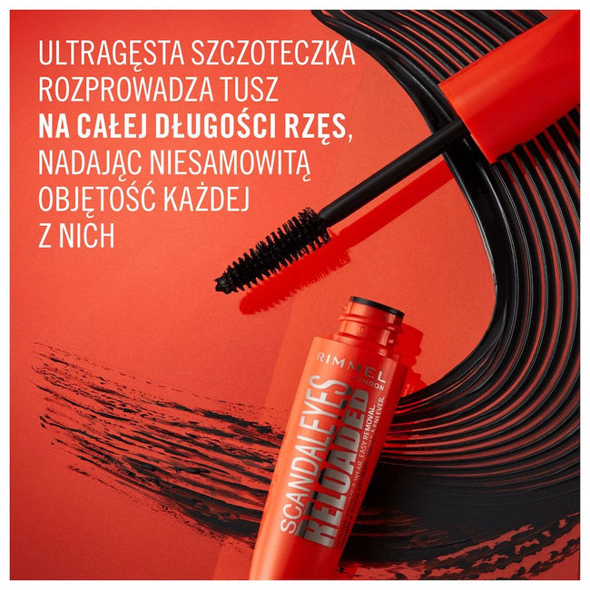 Rimmel Scandaleyes Reloaded Mascara pogrubiający tusz do rzęs 002 Brown Black 12ml