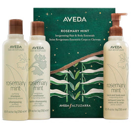 Aveda Rosemary Mint zestaw szampon do włosów 250ml + odżywka do włosów 250ml + żel do mycia ciała i rąk 250ml