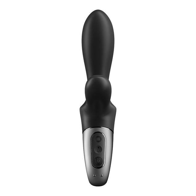 Satisfyer Heat Climax+ analny wibrator ze stymulacją Black