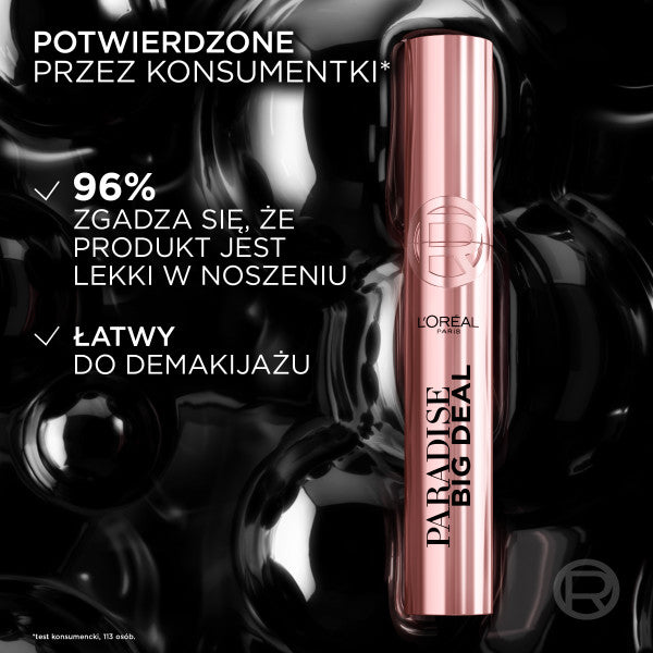 L'Oreal Paris Paradise Big Deal tusz do rzęs Black 9.9ml