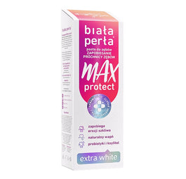 Biała Perła Max Protect Extra White wybielająca pasta do zębów 75ml