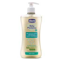 Chicco Baby Moments delikatny płyn do mycia ciała i włosów 0m+ 500ml