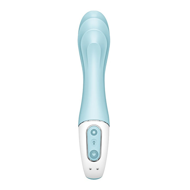 Satisfyer Air Pump Vibrator 5+ wibrator z pompką Light Blue