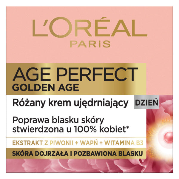 L'Oreal Paris Age Perfect Golden Age różany krem ujędrniający na dzień 50ml