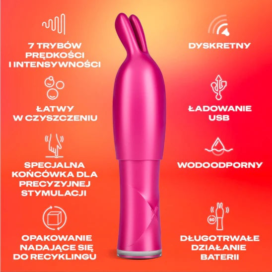 Durex Play Vibe & Tease 2in1 wibrator ze stymulującą końcówką