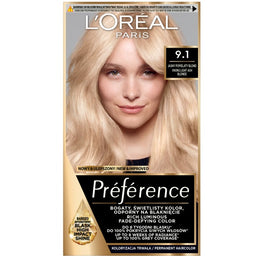 L'Oreal Paris Preference farba do włosów 9.1 Jasny Popielaty Blond