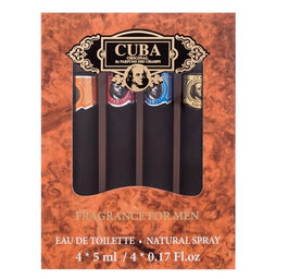 Cuba Original Fragrance For Men zestaw woda toaletowa spray 4x5ml