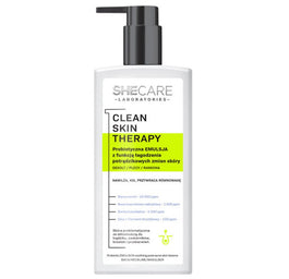 SHECARE Clean Skin Therapy probiotyczna emulsja do ciała z funkcją łagodzenia potrądzikowych zmian skóry 225ml