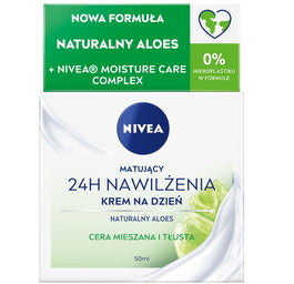 Nivea 24H Nawilżenia matujący krem na dzień do cery mieszanej i tłustej 50ml