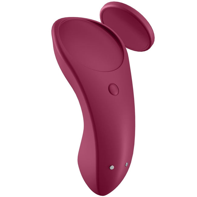 Satisfyer Sexy Secret Panty Vibrator wibrator sterowany aplikacją Wino