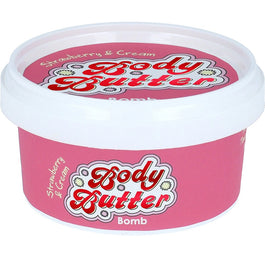 Bomb Cosmetics Strawberry & Cream Body Butter masło do ciała Truskawka & Śmietana 200ml