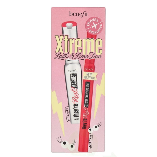 Benefit Xtreme Lash & Line Duo zestaw ekstremalnie wydłużający tusz do rzęs 9g + eyeliner w pisaku 0.35ml