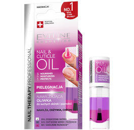 Eveline Cosmetics Nail Therapy Professional nawilżająca oliwka do suchych skórek i paznokci 8ml