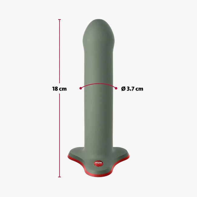 FUN FACTORY Magnum elastyczne dildo Oliwkowe